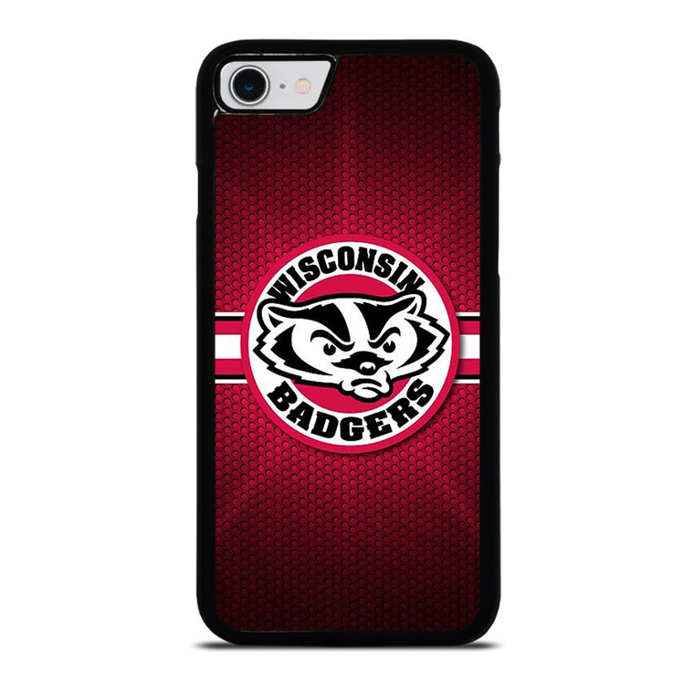 WISCONSIN BADGER METAL LOGO iPhone SE 2022 Case WISCONSIN BADGER METAL LOGO iPhone SE 2022 Case