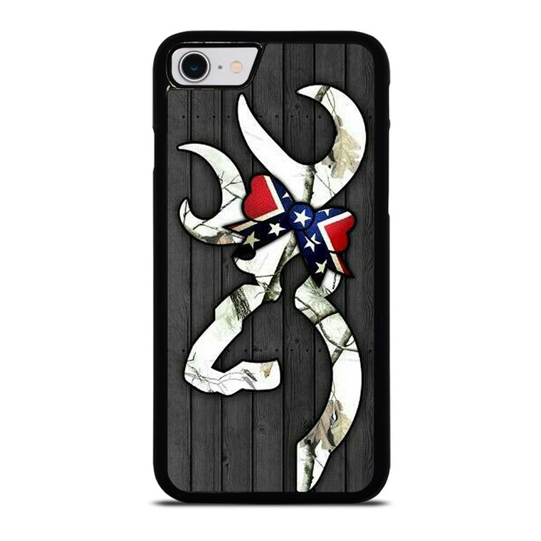 WOODEN CAMO BROWNING LOGO iPhone SE 2022 Case WOODEN CAMO BROWNING LOGO iPhone SE 2022 Case