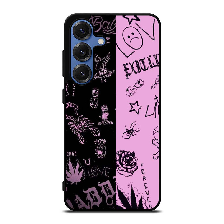 LIL PEEP TATTOO COLLAGE Samsung Galaxy S25 Case