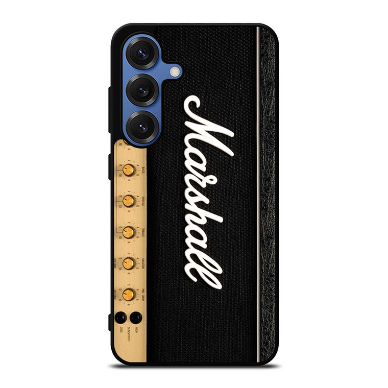 MARSHALL SPEAKER GOLD WOOD Samsung Galaxy S25 Case