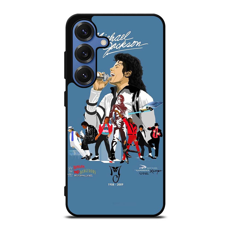 MICHAEL JACKSON CARTOON Samsung Galaxy S25 Case