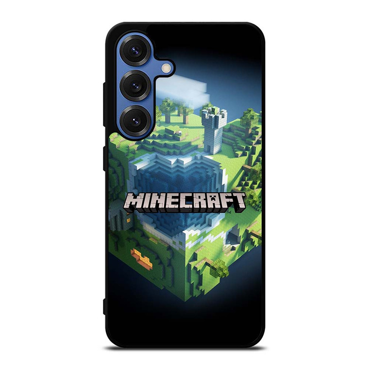MINECRAFT GAME WORLD LOGO Samsung Galaxy S25 Case