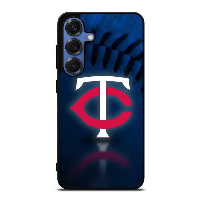 MINNESOTA TWINS MLB BASEBALL LOGO Samsung Galaxy S25 Case MINNESOTA TWINS MLB BASEBALL LOGO Samsung Galaxy S25 Case