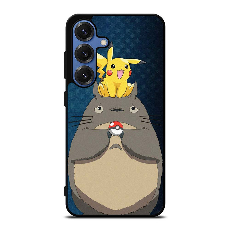 MY NEIGHBOR TOTORO X POKEMON PIKACHU Samsung Galaxy S25 Case MY NEIGHBOR TOTORO X POKEMON PIKACHU Samsung Galaxy S25 Case