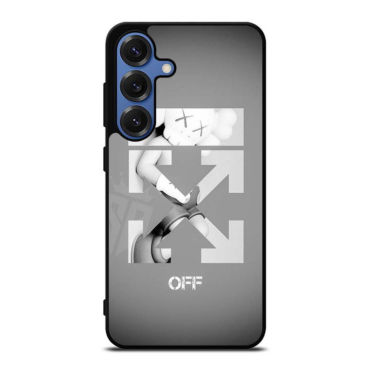 OFF WHITE KAWS Samsung Galaxy S25 Case