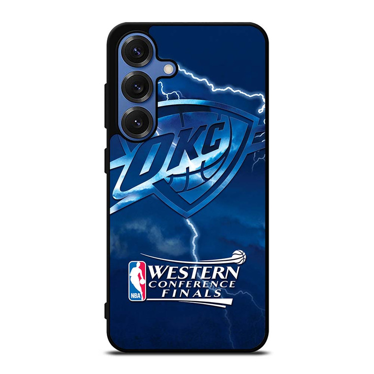 OKLAHOMA CITY THUNDER BASKETBALL Samsung Galaxy S25 Case OKLAHOMA CITY THUNDER BASKETBALL Samsung Galaxy S25 Case
