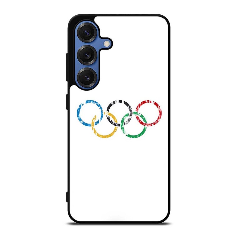 OLYMPIC RINGS LOGO BRUSHED Samsung Galaxy S25 Case