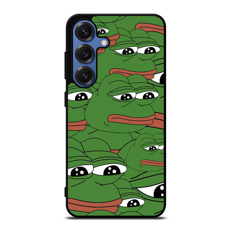 PEPE THE FROG PATTERN Samsung Galaxy S25 Case