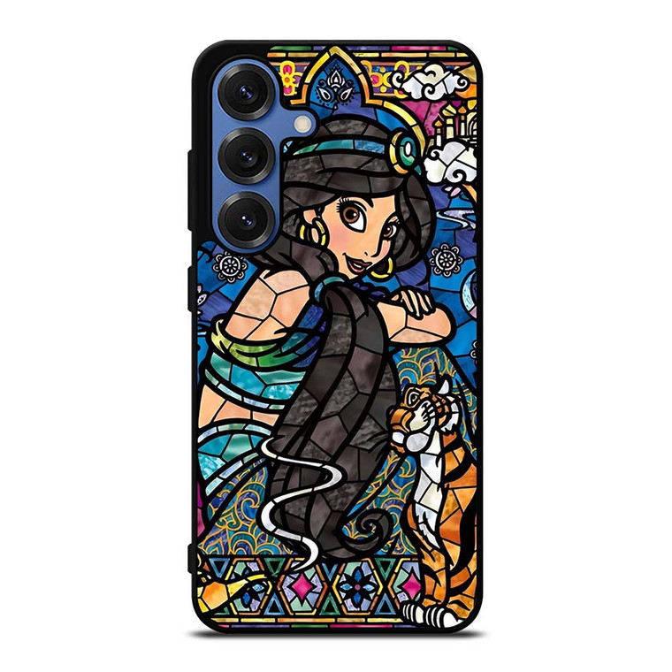 Princess Jasmine Aladdin Fairy Tale Stained Samsung Galaxy S25 Case Princess Jasmine Aladdin Fairy Tale Stained Samsung Galaxy S25 Case