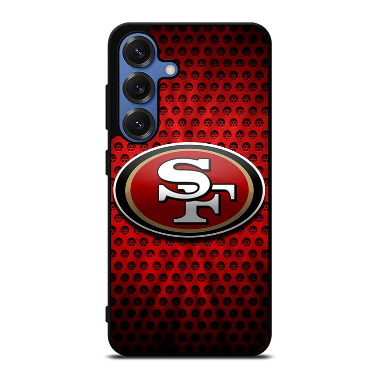 SAN FRANCISCO 49ERS SF METAL Samsung Galaxy S25 Case SAN FRANCISCO 49ERS SF METAL Samsung Galaxy S25 Case