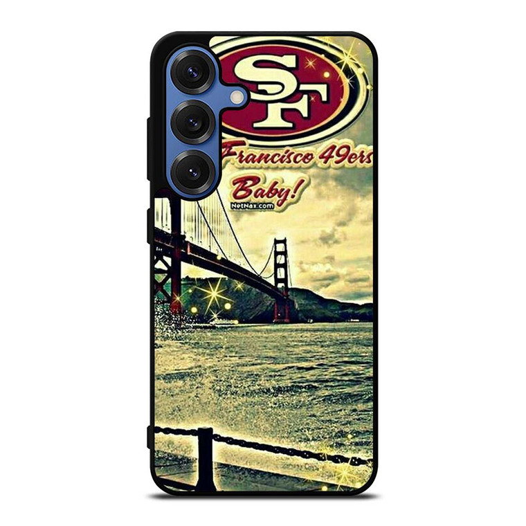 sf49ers SF 49ERS BRIDGE FOOTBALL Samsung Galaxy S25 Case