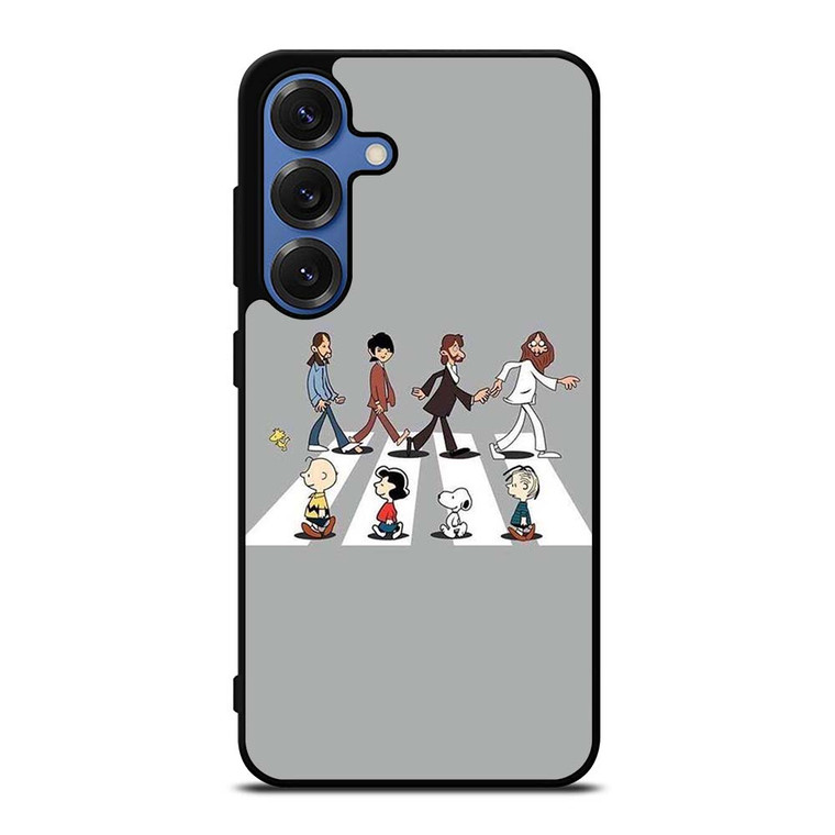SNOOPY CHARLIE BROWN CROSS Samsung Galaxy S25 Case