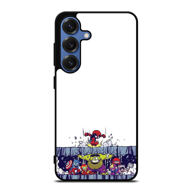 SPIDERMAN VS ALL MARVEL HEROES KAWAII Samsung Galaxy S25 Case