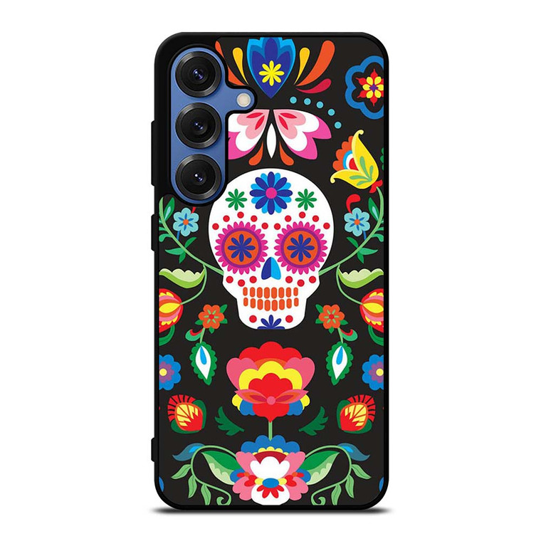 SUGAR SKULL ART Samsung Galaxy S25 Case