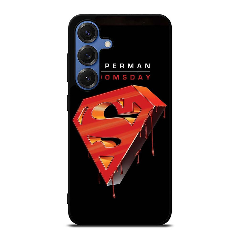 SUPERMAN DOOMSDAY LOGO Samsung Galaxy S25 Case