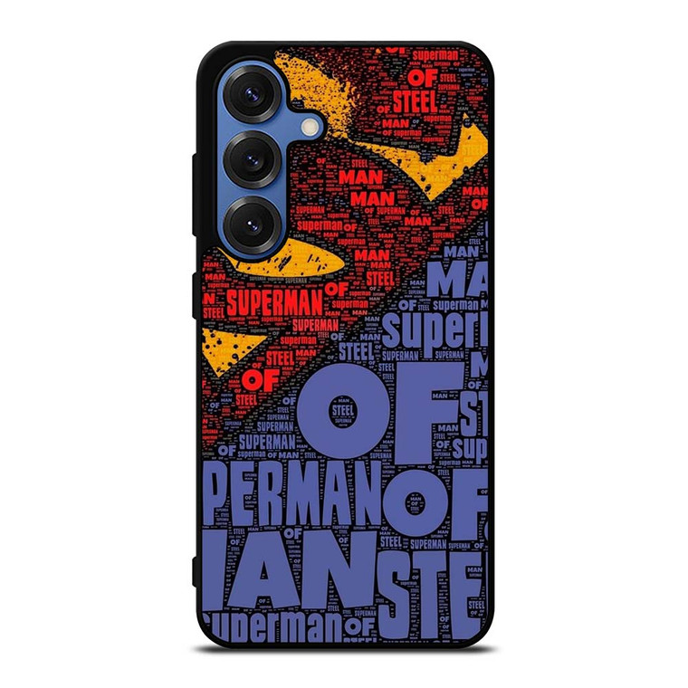 SUPERMAN LOGO ART WALL Samsung Galaxy S25 Case