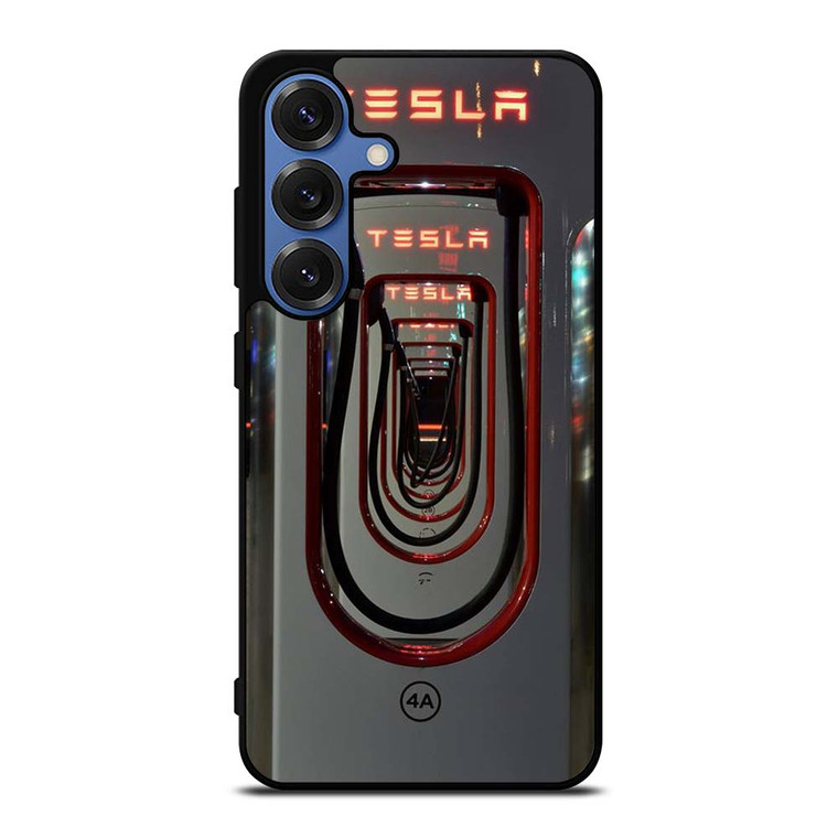 TESLA STATION CHARGE Samsung Galaxy S25 Case