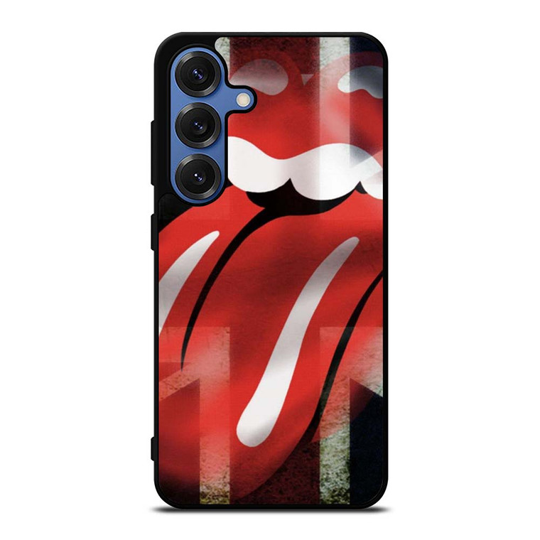 THE ROLLING STONES BRITISH FLAG LOGO Samsung Galaxy S25 Case THE ROLLING STONES BRITISH FLAG LOGO Samsung Galaxy S25 Case
