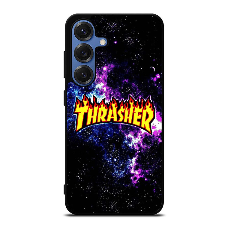 THRASHER SKATEBOARD MAGAZINE NEBULA Samsung Galaxy S25 Case THRASHER SKATEBOARD MAGAZINE NEBULA Samsung Galaxy S25 Case
