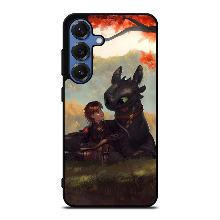 TOOTHLESS AND HICCUP ART Samsung Galaxy S25 Case
