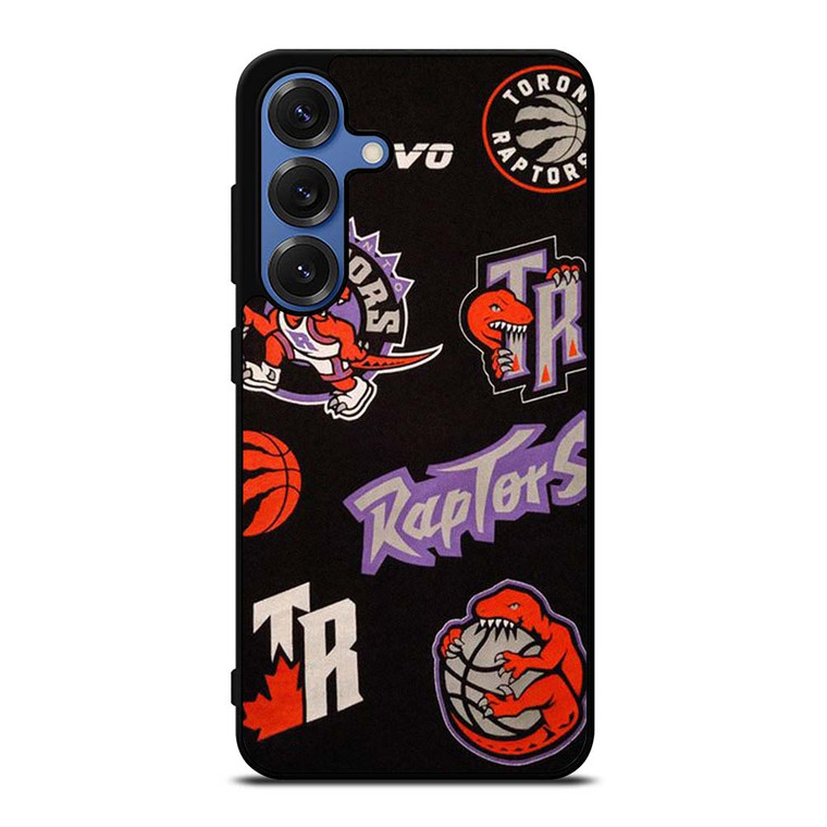 TORONTO RAPTORS LOGO COLLAGE Samsung Galaxy S25 Case