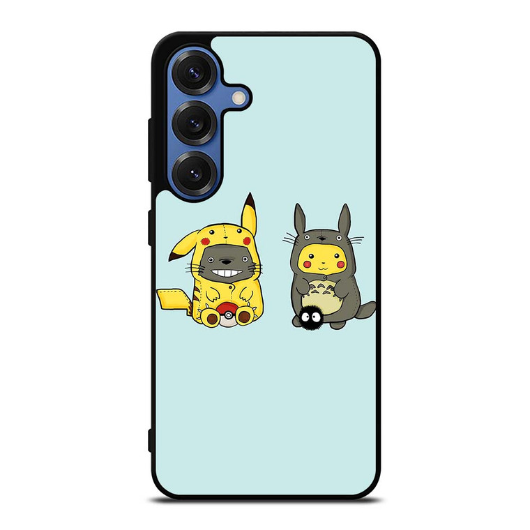 TOTORO X PIKACHU CARTOON Samsung Galaxy S25 Case