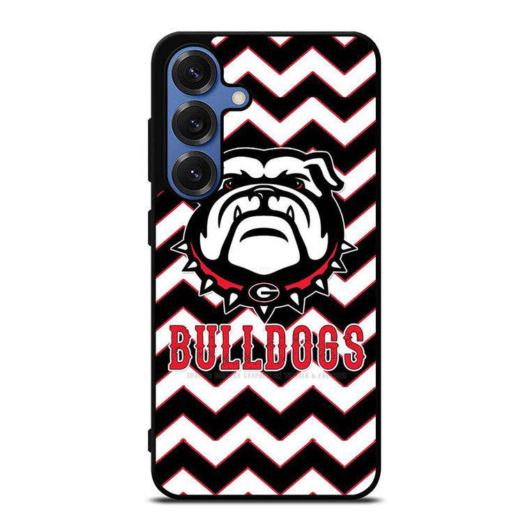 UGA GEORGIA BULLDOGS STRIPE LOGO Samsung Galaxy S25 Case