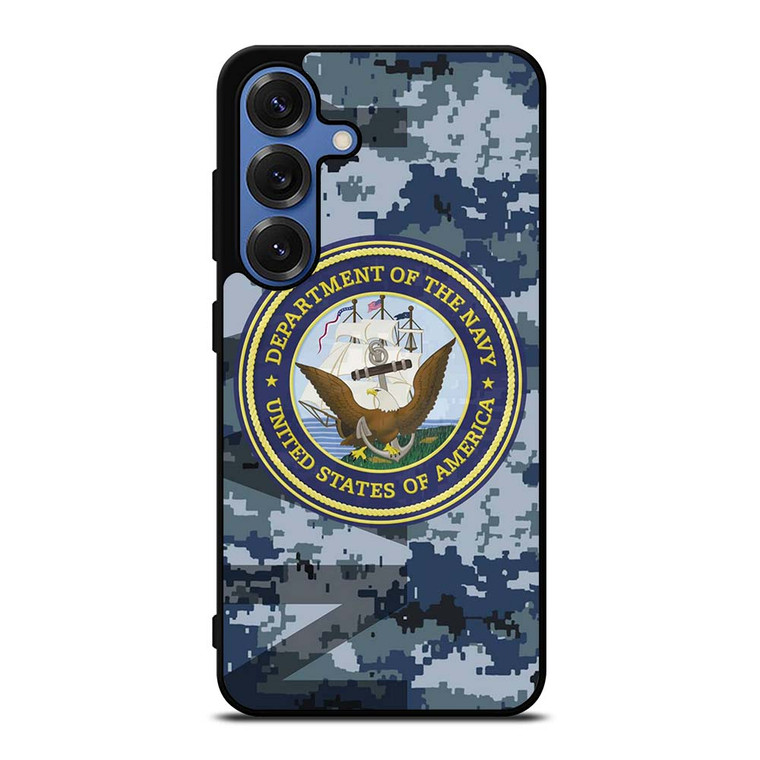 US NAVY CAMO LOGO Samsung Galaxy S25 Case