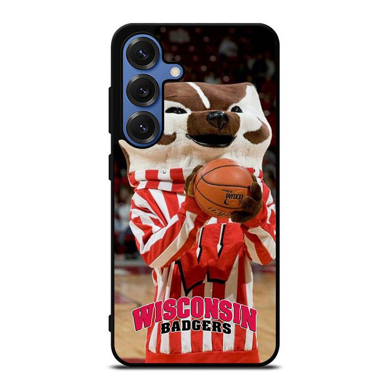 WISCONSIN BADGER MASCOT 2 Samsung Galaxy S25 Case WISCONSIN BADGER MASCOT 2 Samsung Galaxy S25 Case