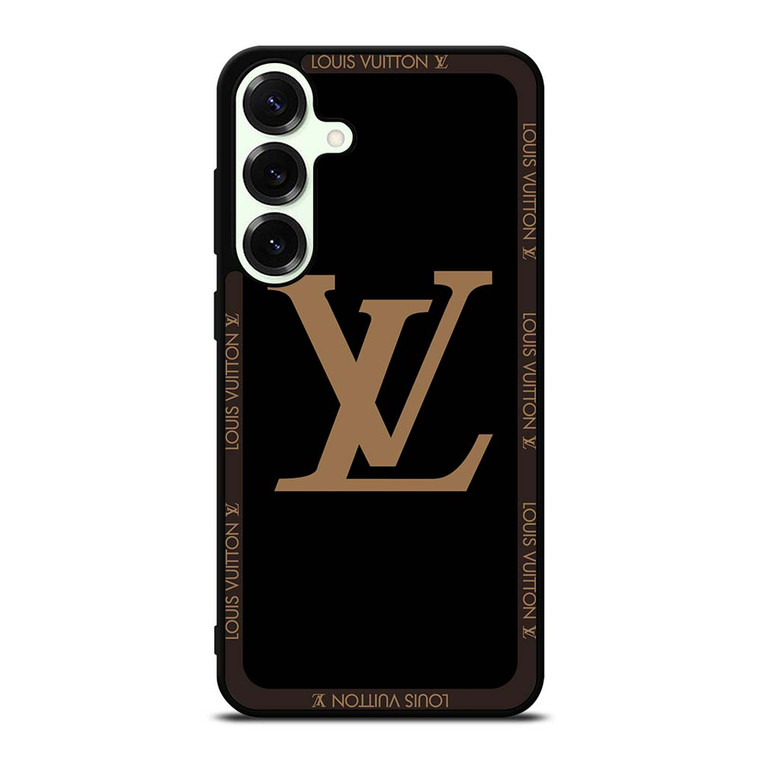 LOUIS VUITTON ROUND BLACK Samsung Galaxy S25 Plus Case
