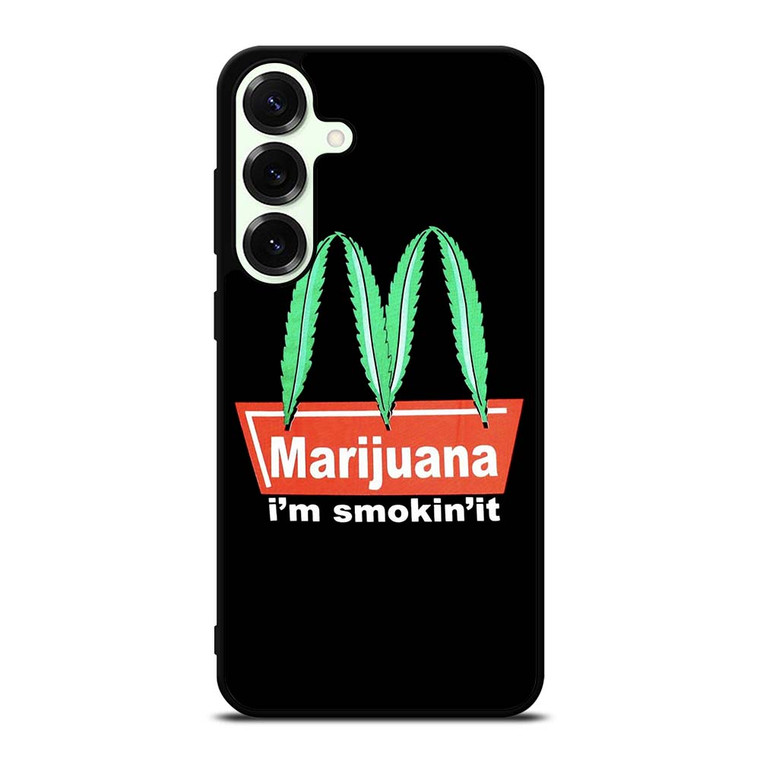 MARIJUANA X MCDONALD FUNNY Samsung Galaxy S25 Plus Case