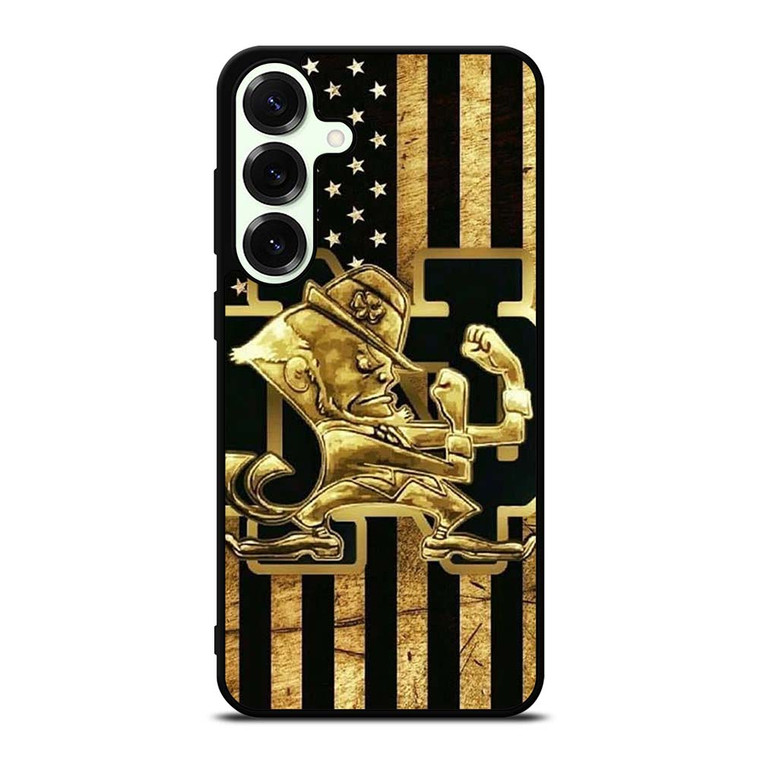 NOTRE DAME FOOTBALL USA FLAG Samsung Galaxy S25 Plus Case