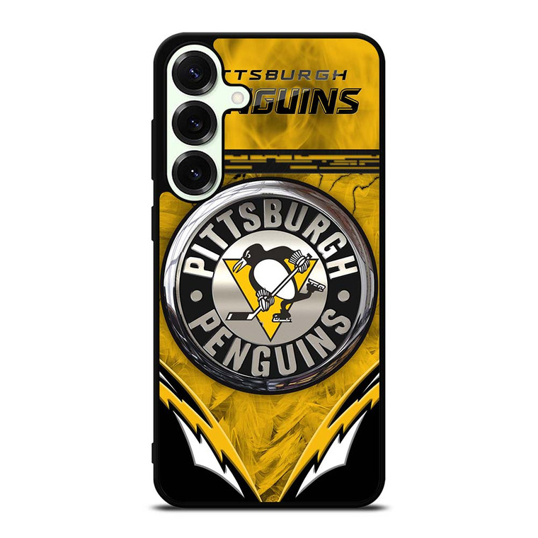 PITTSBURGH PENGUINS METAL NHL Samsung Galaxy S25 Plus Case