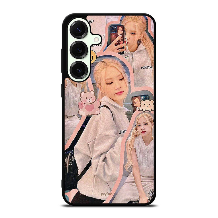 ROSE BLACKPINK CUTE COLLAGE Samsung Galaxy S25 Plus Case