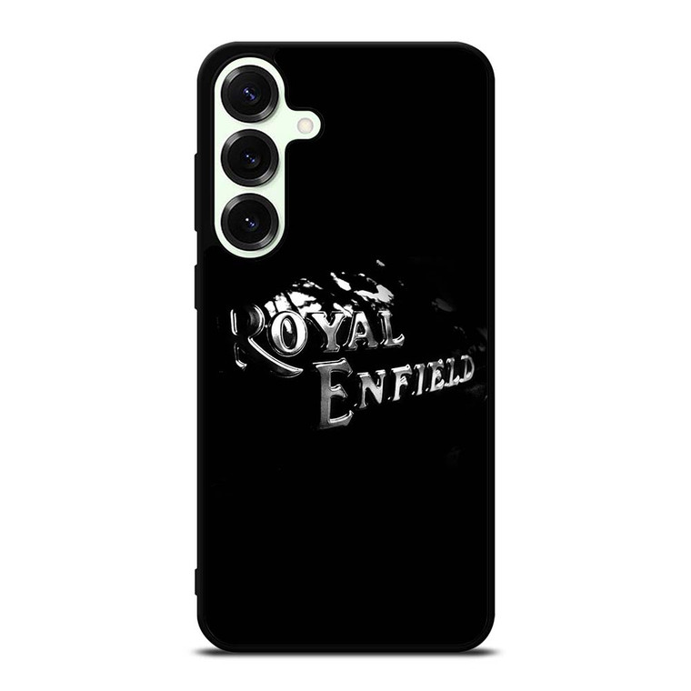 ROYAL ENFIELD BLACK TANK METAL LOGO Samsung Galaxy S25 Plus Case