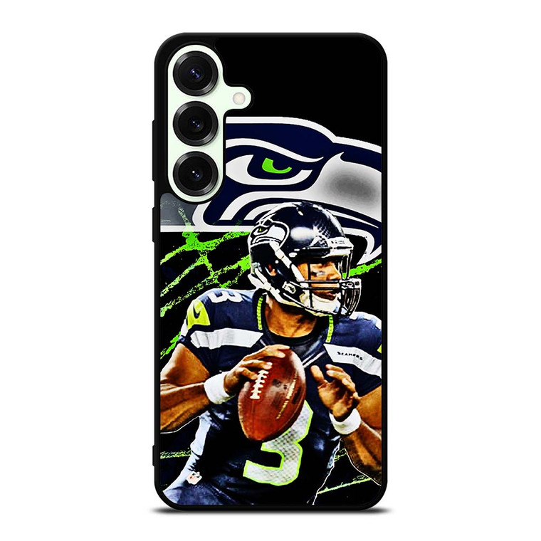 RUSSELL WILSON SEATTLE SEAHAWKS ART Samsung Galaxy S25 Plus Case
