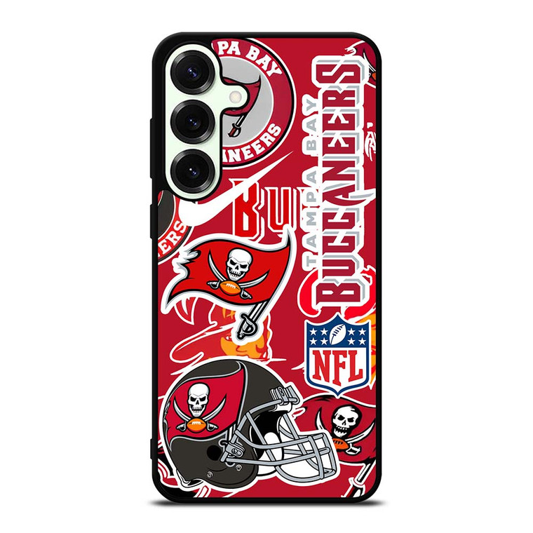 TAMPA BAY BUCCANEERS NFL STICKER BOMB Samsung Galaxy S25 Plus Case