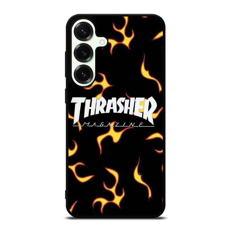 THRASHER SKATEBOARD MAGAZINE FLAME Samsung Galaxy S25 Plus Case