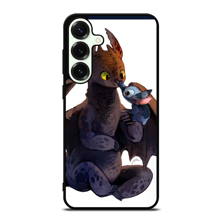 TOOTHLESS AND STITCH CARTOON 2 Samsung Galaxy S25 Plus Case