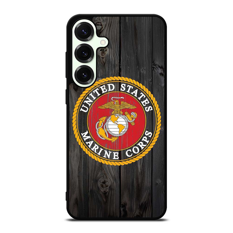 USMC US MARINE CORPS WOOD Samsung Galaxy S25 Plus Case