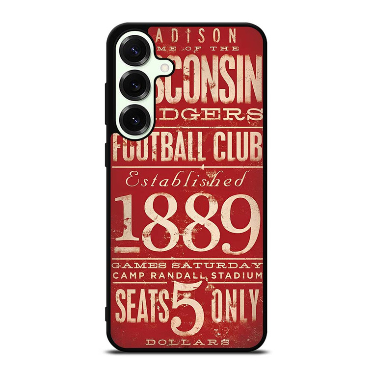 WISCONSIN BADGER OLD TICKET Samsung Galaxy S25 Plus Case WISCONSIN BADGER OLD TICKET Samsung Galaxy S25 Plus Case