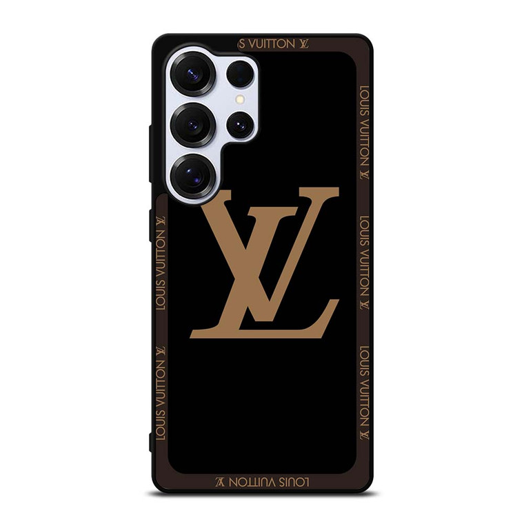 LOUIS VUITTON ROUND BLACK Samsung Galaxy S25 Ultra Case