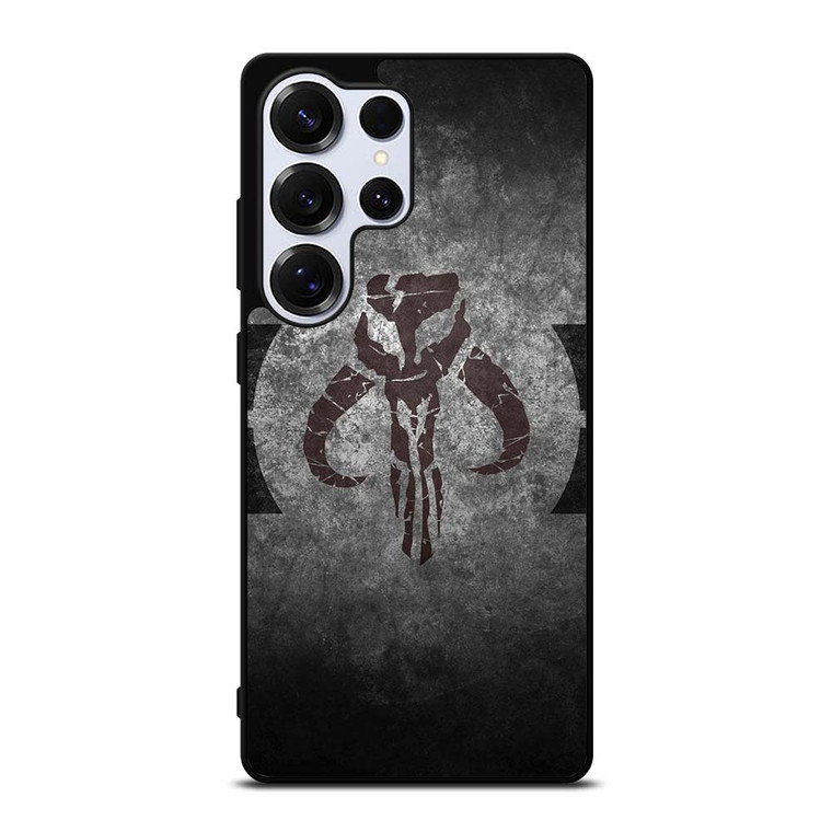 MANDALORIAN STAR WARS HEAD EMBLEM Samsung Galaxy S25 Ultra Case