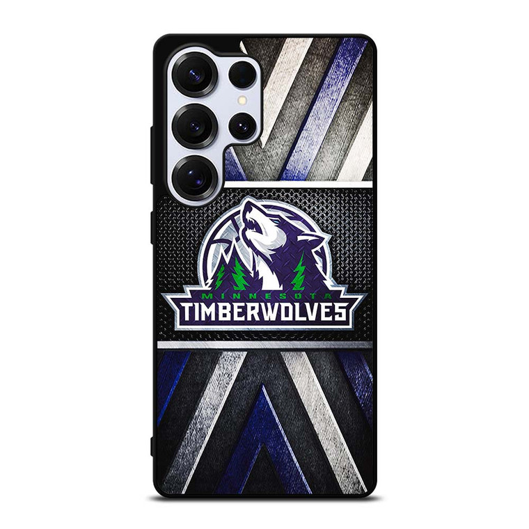 MINNESOTA TIMBERWOLVES METAL SYMBOL Samsung Galaxy S25 Ultra Case