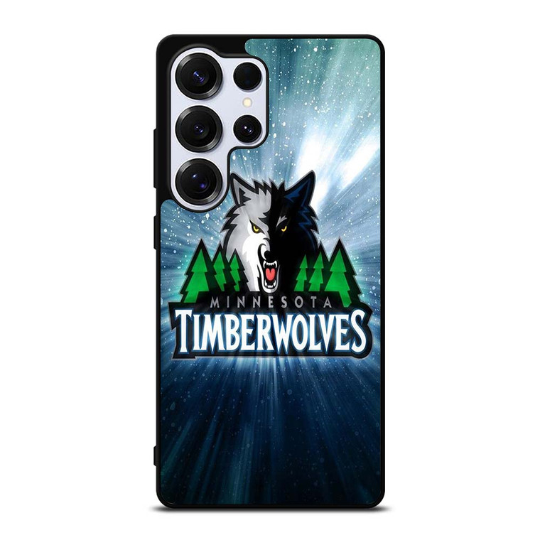 MINNESOTA TIMBERWOLVES SHINY SYMBOL Samsung Galaxy S25 Ultra Case