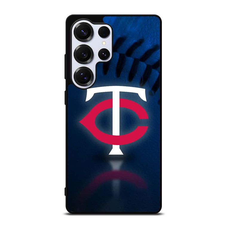 MINNESOTA TWINS MLB BASEBALL LOGO Samsung Galaxy S25 Ultra Case MINNESOTA TWINS MLB BASEBALL LOGO Samsung Galaxy S25 Ultra Case