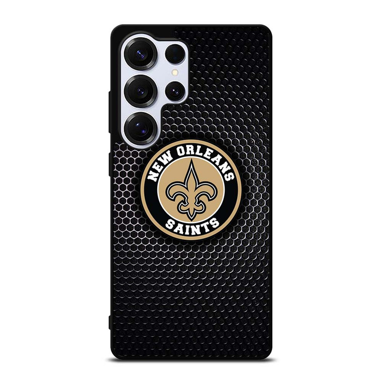 NEW ORLEANS SAINTS METAL BADGE Samsung Galaxy S25 Ultra Case