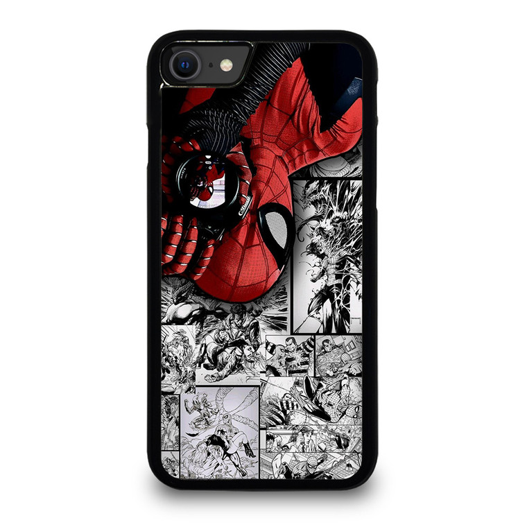 MARVEL SPIDERMAN POTRAIT COMIC iPhone SE 2020 Case
