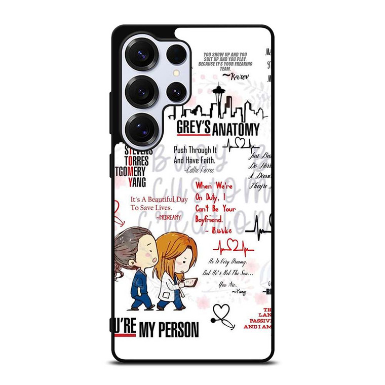 QUOTES OF GREY'S ANATOMY Samsung Galaxy S25 Ultra Case