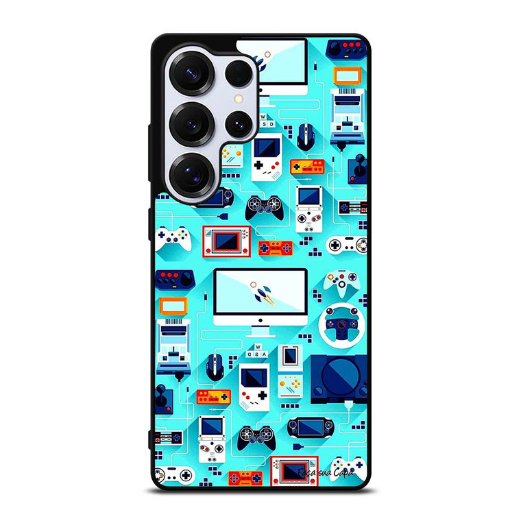 RETRO GAME FAMOUS CONSOL Samsung Galaxy S25 Ultra Case